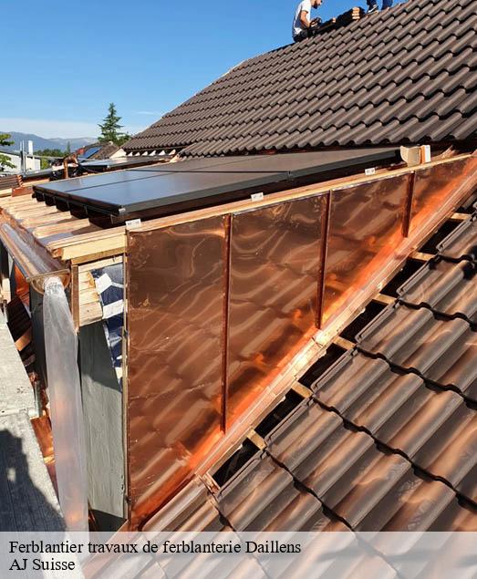 Ferblantier travaux de ferblanterie  daillens-1306 AJ Suisse