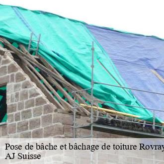 Pose de bâche et bâchage de toiture  rovray-1463 AJ Suisse