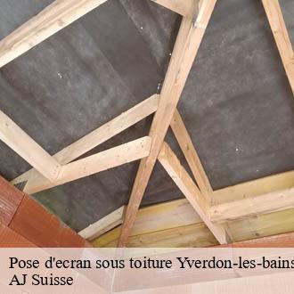 Pose d'ecran sous toiture  yverdon-les-bains-1400 AJ Suisse