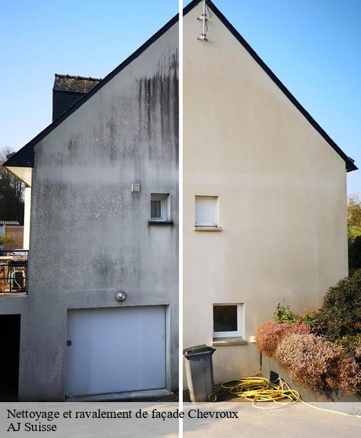 Nettoyage et ravalement de façade  chevroux-1545 AJ Suisse